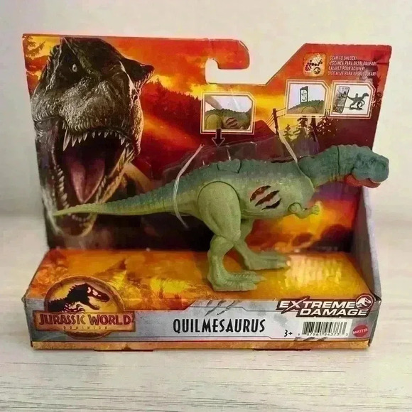 Mattel Jurassic World Dominion -  Quilmesaurus dinosaur action figure‎ toy. - Picture 1 of 3